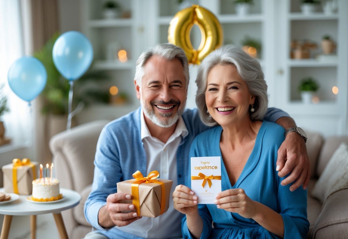 Giv oplevelsesgaver til to i fødselsdagsgave til en 60-årig